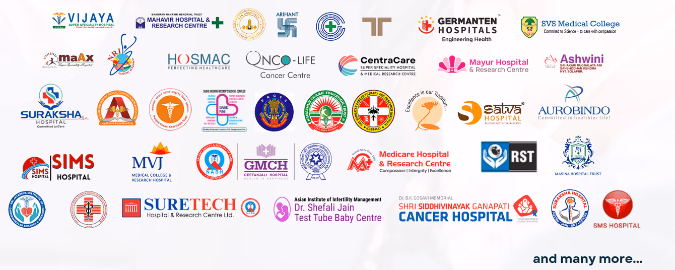 Additional hospital and healthcare organisation logos in the EPMD installed base
