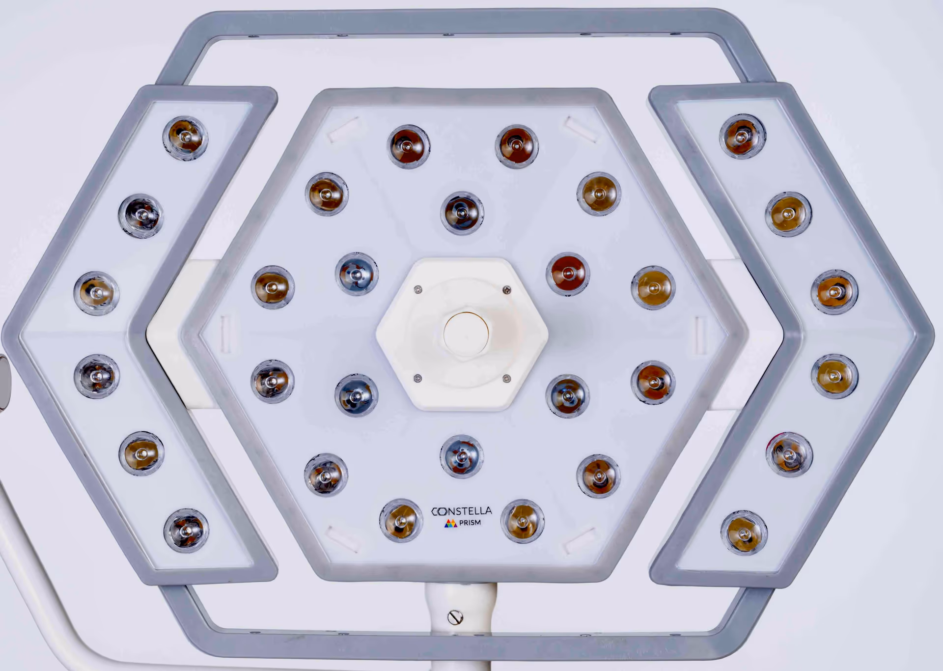 Constella surgical lights with UniOptix modular optics in a multi-specialty hospital